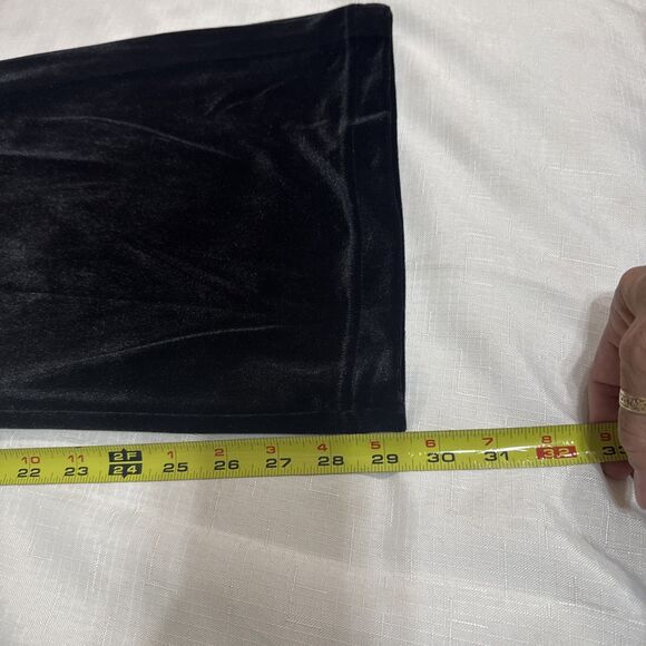 (Q1) ZARA VELVET JUMPSUIT WITH RHINESTONE STRAPS, size L - Picture 12 of 16